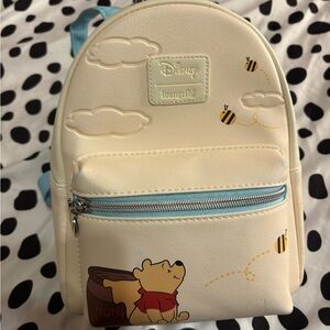 Loungefly Cream and Blue Winnie the Pooh Mini Bag